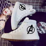 New Summer Marvel Avengers  Women Shoes Canvas