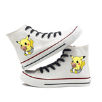 Pikachu Pokemon Printed Graffiti  Canvas  Sneakers