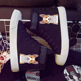 CartoonCute Printing Pattern High Heel Comfortable And Soft Women